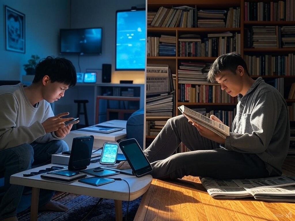 A Day in the Digital Life: Are We Living Smarter or Losing Touch?